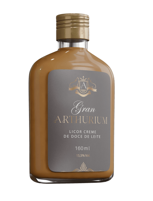 Garrafinha Licor de doce de Leite Gran Arthurium - 160 mL