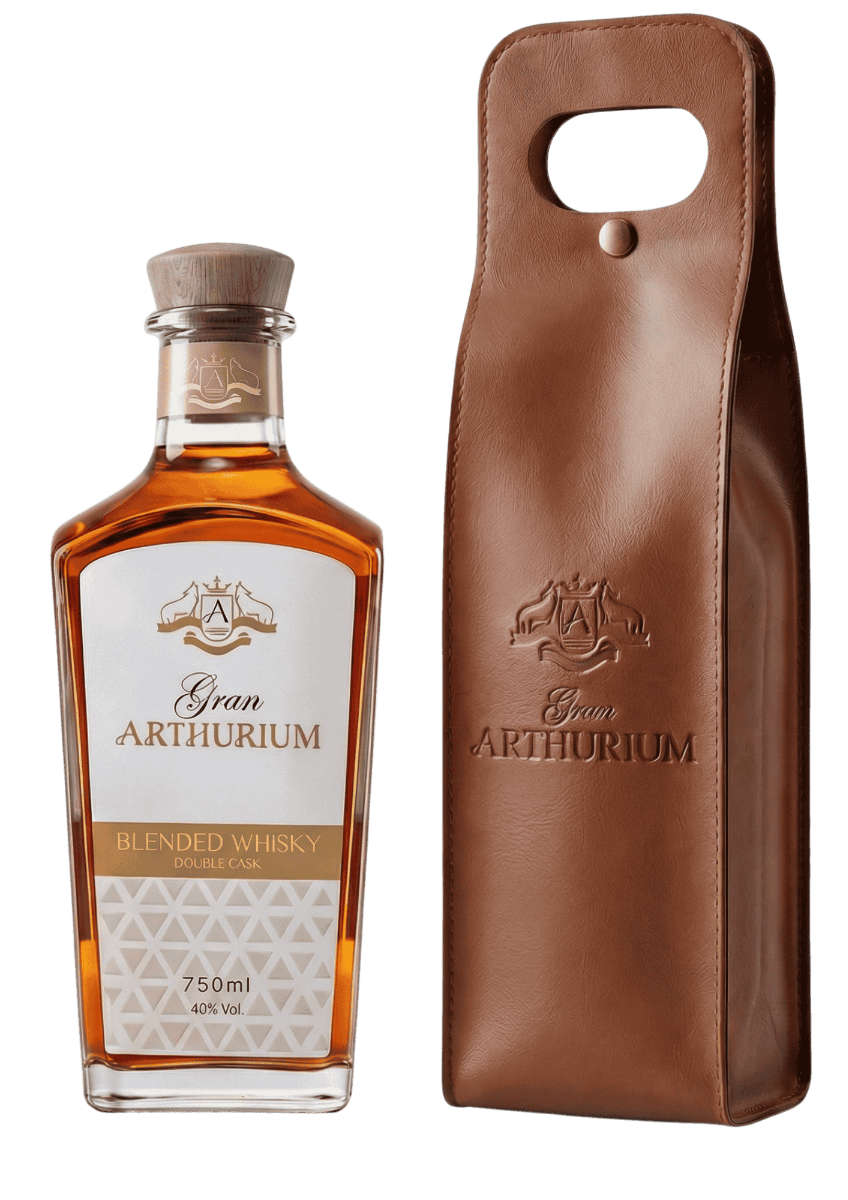 Combo Whisky Gran Arthurium 750 mL + bolsa porta garrafa
