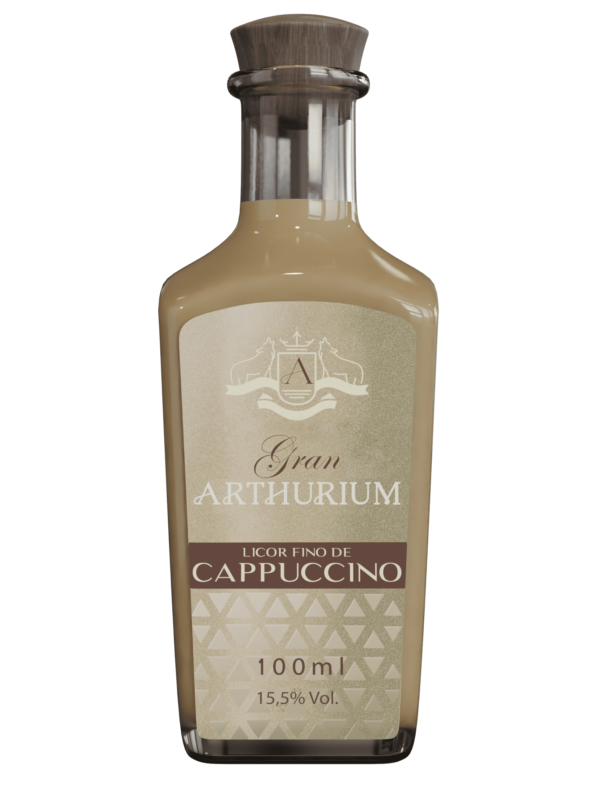 Mini Licor Fino de Cappuccino Gran Arthurium - 100ml