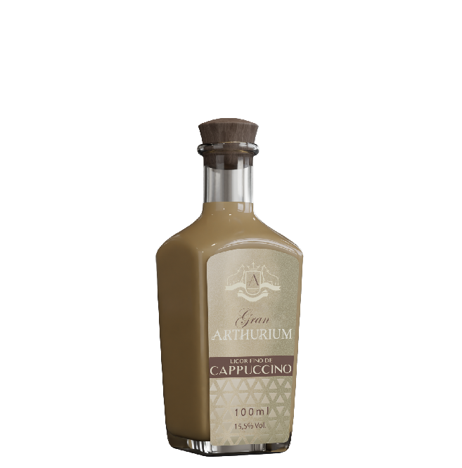 Mini Licor Fino de Cappuccino Gran Arthurium - 100ml