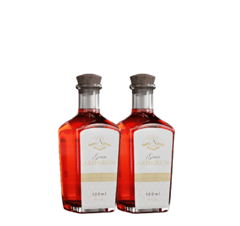 Kit Mini Whisky Gran Arthurium 100ml – 2 Garrafas