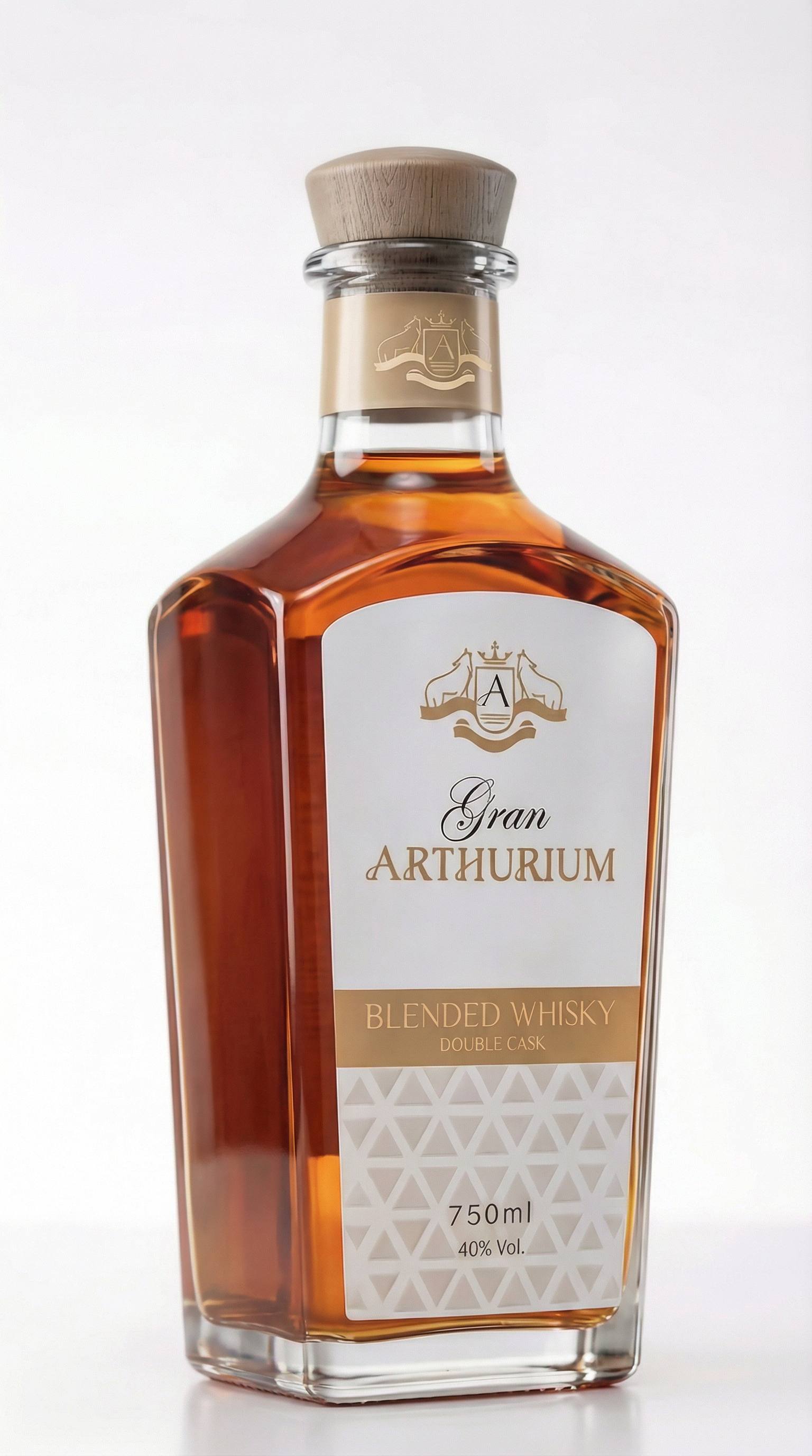 Combo Whisky Gran Arthurium 750 mL + bolsa porta garrafa