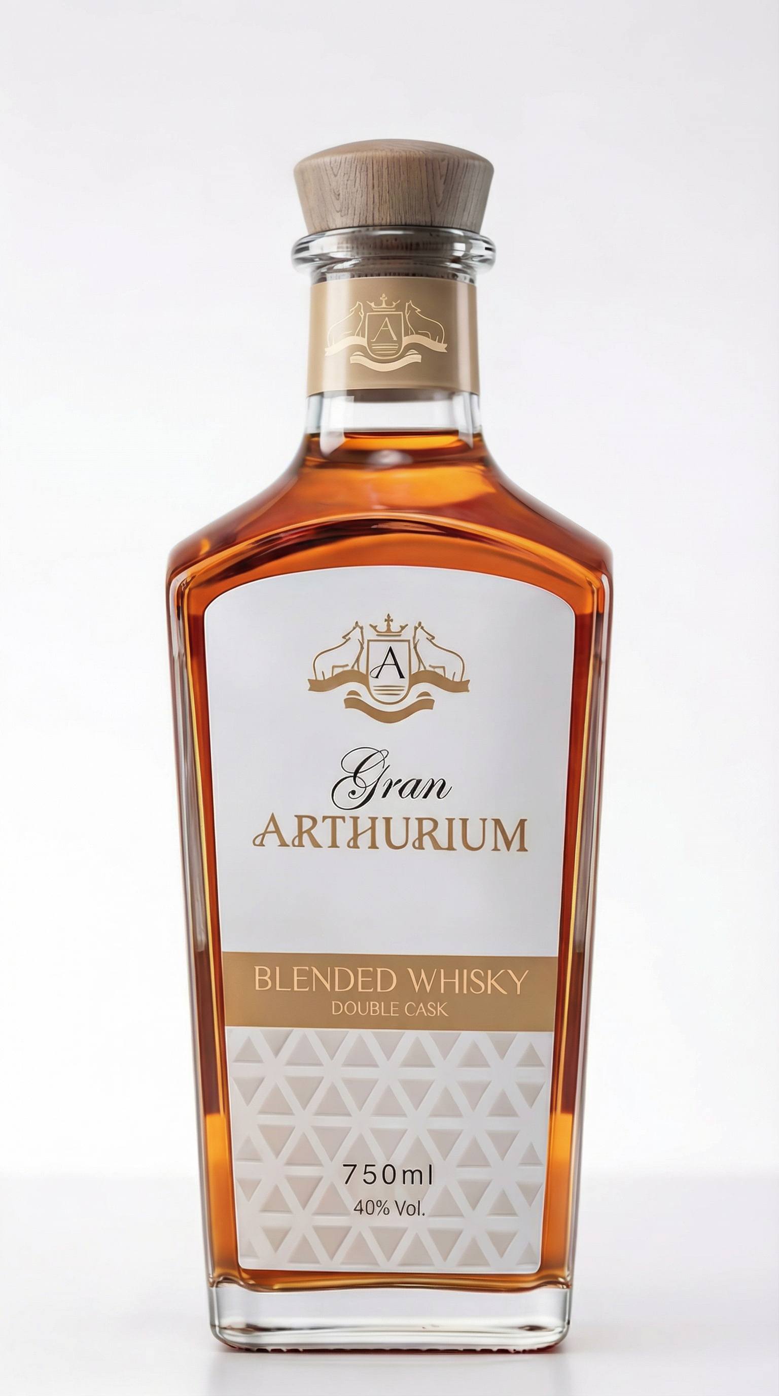 Combo Whisky Gran Arthurium 750 mL + bolsa porta garrafa