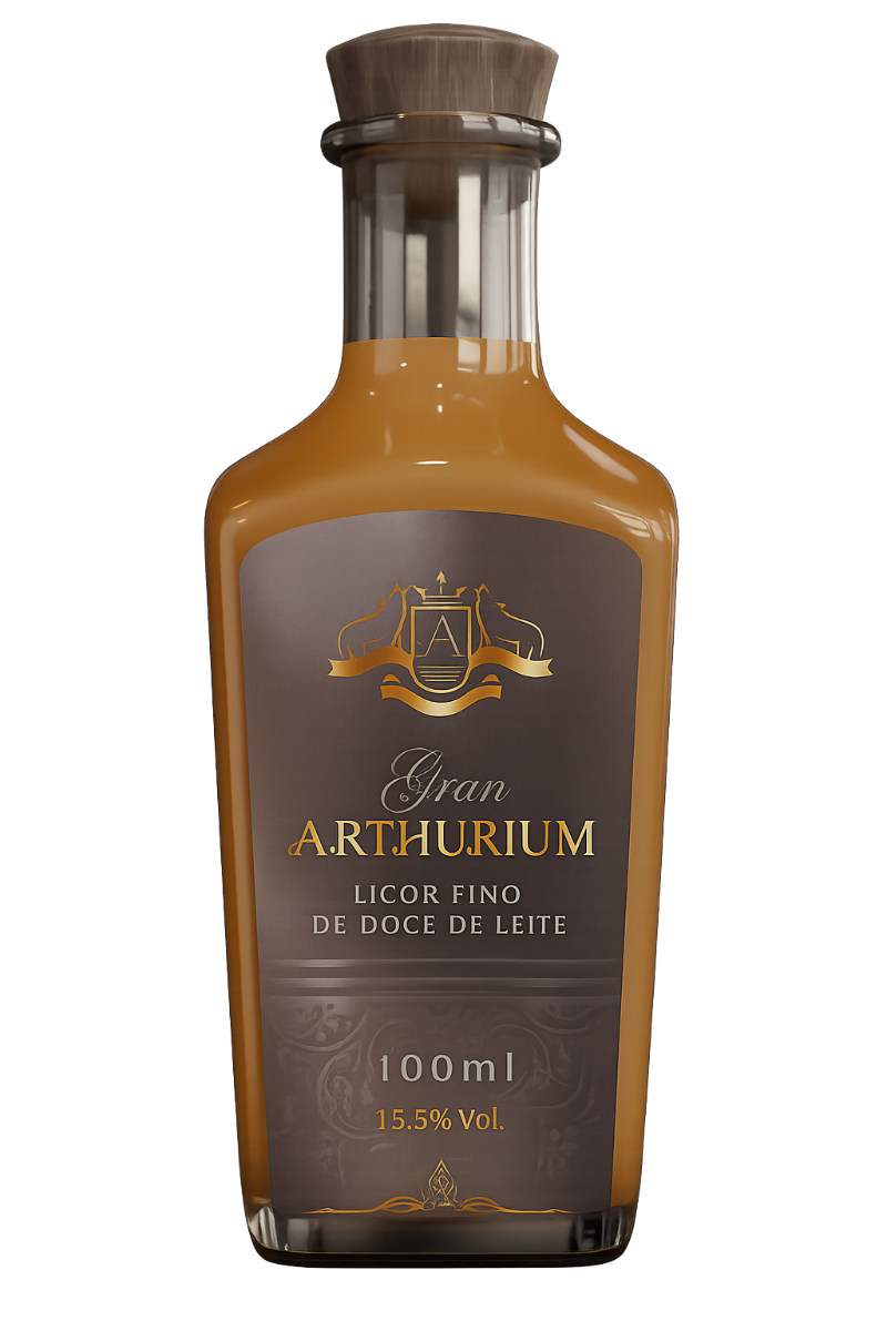Mini Licor de Doce de Leite Gran Arthurium - 100ml