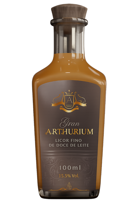Mini Licor de Doce de Leite Gran Arthurium - 100ml
