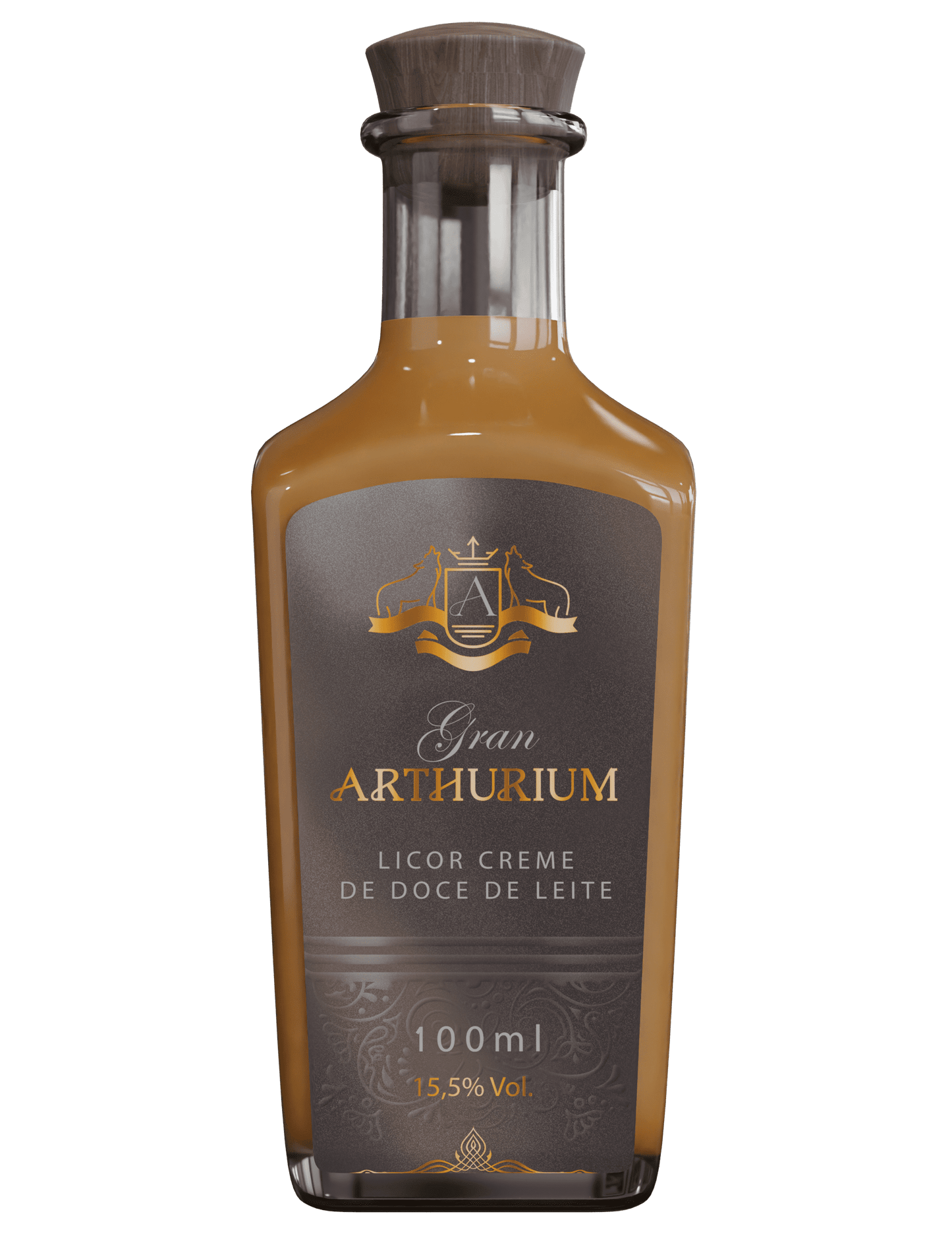 Kit Trio Miniaturas Gran Arthurium Doce de Leite + Cappuccino + Whisky - 100ml