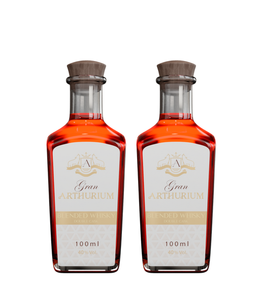 Kit Mini Whisky Gran Arthurium 100ml – 2 Garrafas