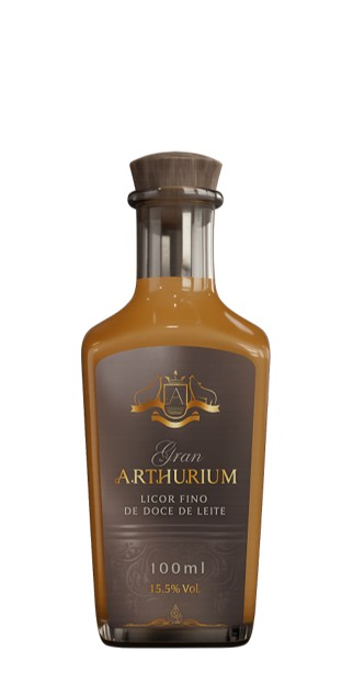 Mini Licor de Doce de Leite Gran Arthurium - 100ml